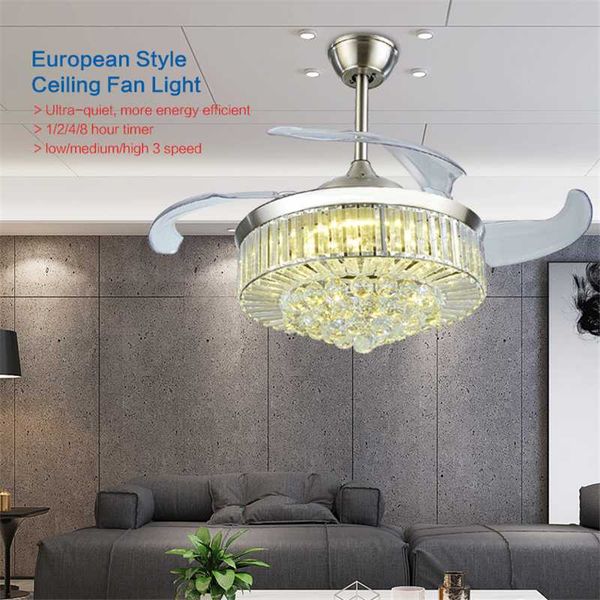 riyueda wholesale china products modern crystal hidden blade air cooling ceiling fan with lamp
riyueda wholesale china products modern crystal hidden blade air cooling ceiling fan with lamp