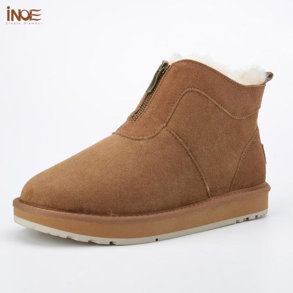 boots 2021 style genuine sheepskin leather natural fur lined for men winter snow with zipper short ankle shoes, Black
boots 2021 style genuine sheepskin leather natural fur lined for men winter snow with zipper short ankle shoes, Black