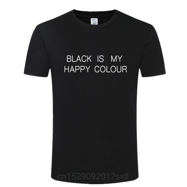 black is my happy colour letters print men tshirt cotton funny casual hipster t shirt for tees
black is my happy colour letters print men tshirt cotton funny casual hipster t shirt for tees
