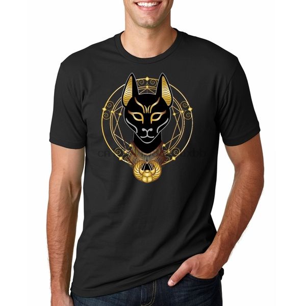bastet tshirt egypt ancient cat god love happy symbol tee shirt soft fitness t shirt men