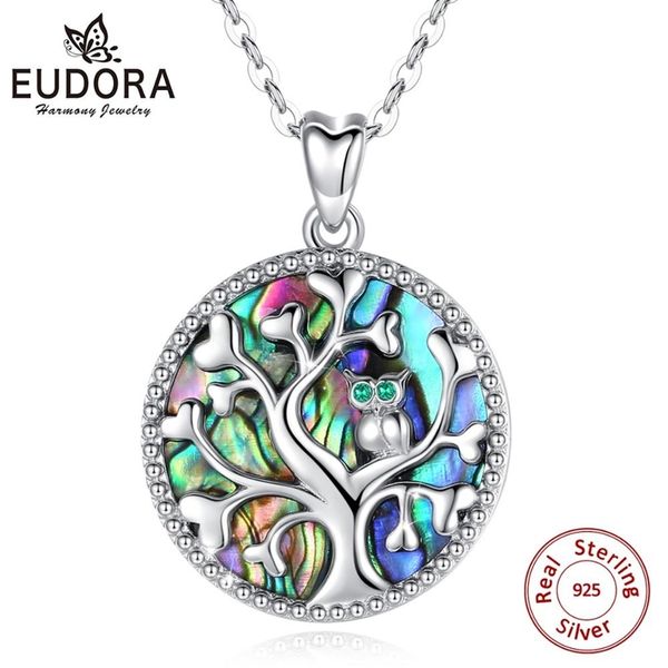 eudora 925 sterling silver tree life pendant necklace mother of pearl wise owl pendants fine jewelry for women party gift d6
eudora 925 sterling silver tree life pendant necklace mother of pearl wise owl pendants fine jewelry for women party gift d6