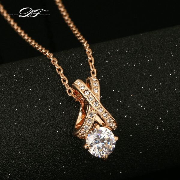pendant necklaces cubic zirconia rose gold color party & pendants sale fashion brand crystal wedding jewelry for women dfn302, Silver
pendant necklaces cubic zirconia rose gold color party & pendants sale fashion brand crystal wedding jewelry for women dfn302, Silver