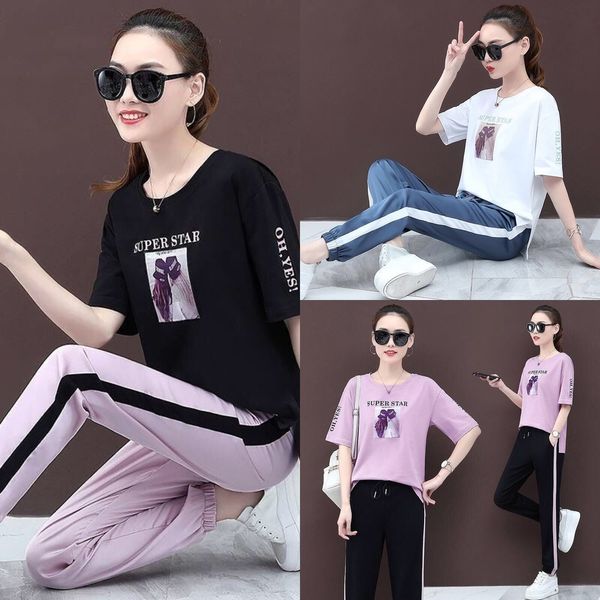 suit women's fashion 2020 new casual wear casual wear loose sports suit short-sleeved korean women's harlan leggings noq2a, Gray
suit women's fashion 2020 new casual wear casual wear loose sports suit short-sleeved korean women's harlan leggings noq2a, Gray