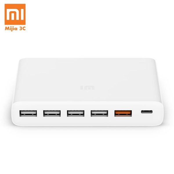 original xiaomi usb-c 60w charger output type-c 6 usb ports qc 3.0 quick charge 18w x2 24w(5v=2.4a max) for cell phone tablet
original xiaomi usb-c 60w charger output type-c 6 usb ports qc 3.0 quick charge 18w x2 24w(5v=2.4a max) for cell phone tablet
