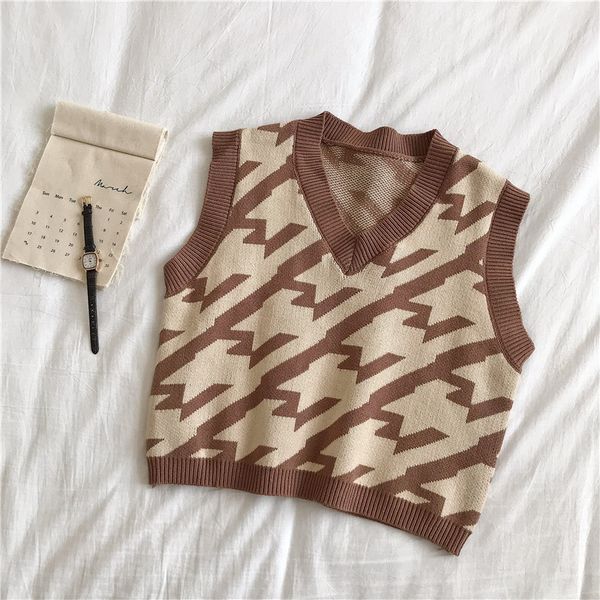 women's vests spring women vest knitting pullover v-neck sleeveless cotton female warm for korean womens waistcoat, Black;white
women's vests spring women vest knitting pullover v-neck sleeveless cotton female warm for korean womens waistcoat, Black;white
