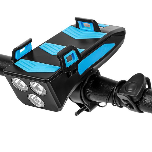 4-in-1 multifunciton bicycle front light mobile power mobile phone holder horn mountain road bike cycling equipment bicicleta
4-in-1 multifunciton bicycle front light mobile power mobile phone holder horn mountain road bike cycling equipment bicicleta