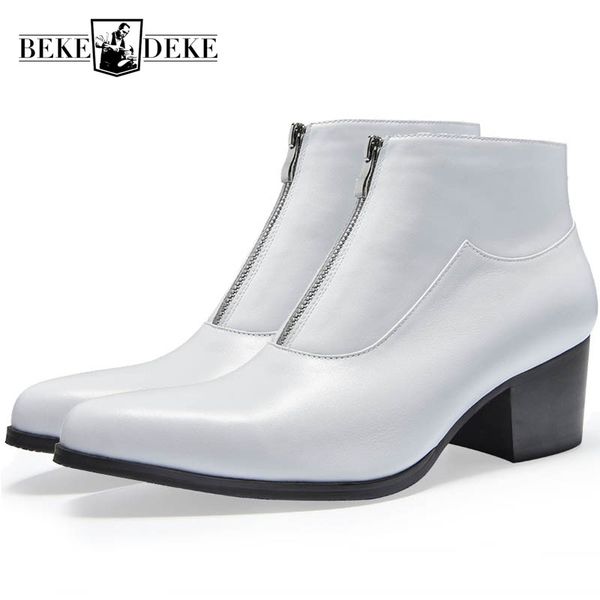 autumn winter fashion mens genuine leather boots black white high heel pointed toe business dress shoes men office ankle boots
autumn winter fashion mens genuine leather boots black white high heel pointed toe business dress shoes men office ankle boots