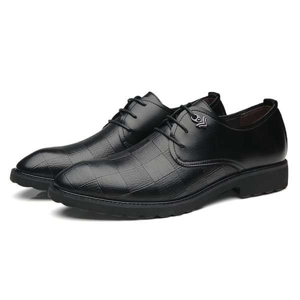 men oxfords dress shoes fashion lace-up wedding black shoes mens pointed toe formal office
men oxfords dress shoes fashion lace-up wedding black shoes mens pointed toe formal office