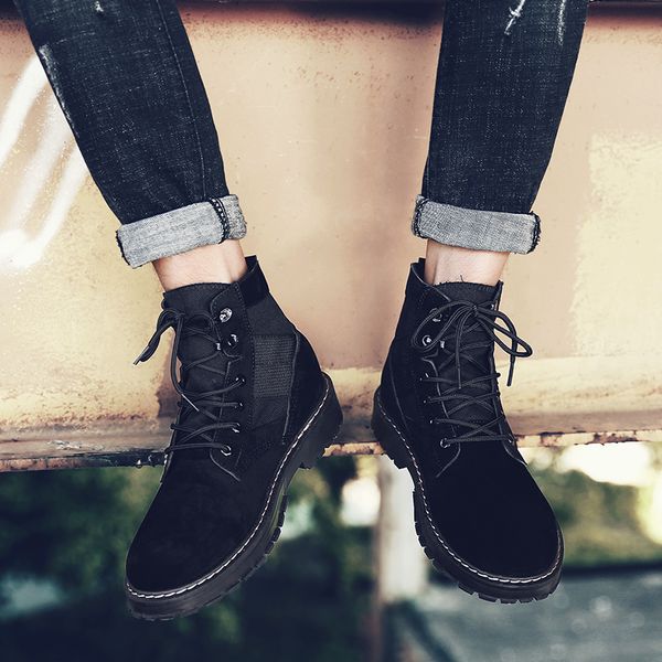 2020autumn mens tactical boots black leather ankle boots for men work canvas shoes vintage style lace up 112
2020autumn mens tactical boots black leather ankle boots for men work canvas shoes vintage style lace up 112