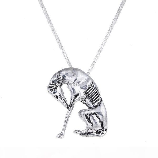 antique silver thinking statue greyhound necklace dog pendant whippet necklaces choker halloween gift
antique silver thinking statue greyhound necklace dog pendant whippet necklaces choker halloween gift