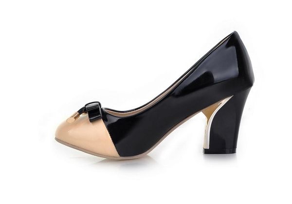 2020 spring and autumn with new style fashion high heel coarse heel round head bowknot women's shoes @op518, Black
2020 spring and autumn with new style fashion high heel coarse heel round head bowknot women's shoes @op518, Black