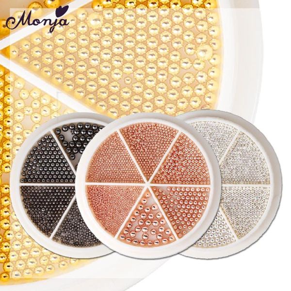 nail art decorations monja 6 grids/box rosegold gold silver black multicolor mixed size beads decoration wheel 3d diy manicure accessories, Silver;gold
nail art decorations monja 6 grids/box rosegold gold silver black multicolor mixed size beads decoration wheel 3d diy manicure accessories, Silver;gold