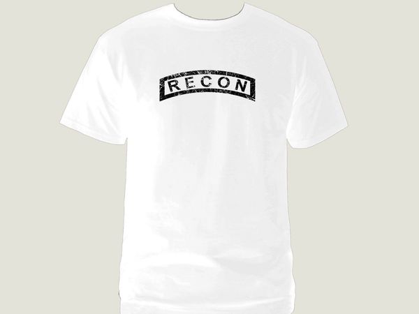 2019 recon distressed look military reconnaissance white 100% cotton graphic t shirt
2019 recon distressed look military reconnaissance white 100% cotton graphic t shirt