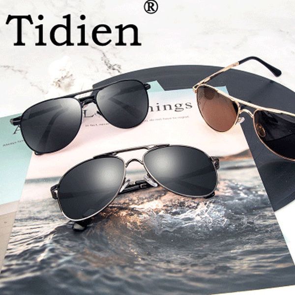 tidien men sunglasses driving metal frame sunglasses pilot designer polarized sun glasses uv400 polarizing glasses m-581, White;black
tidien men sunglasses driving metal frame sunglasses pilot designer polarized sun glasses uv400 polarizing glasses m-581, White;black