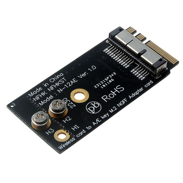 bcm94360cs2 / bcm943224pciebt2 карты для ngff (m.2) клавиша a / e 2230 адаптер карты
bcm94360cs2 / bcm943224pciebt2 карты для ngff (m.2) клавиша a / e 2230 адаптер карты