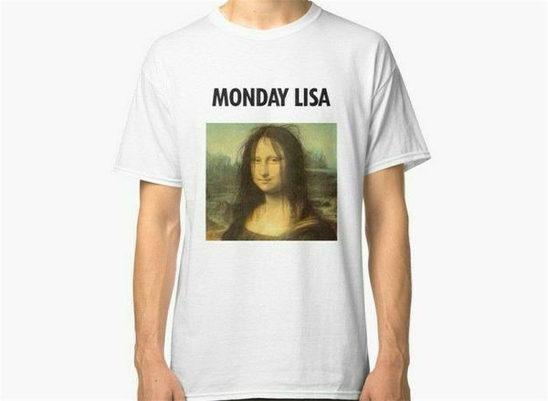 новый джоконда понедельник лиза white men's t-shirt размер s-2xl summer tee shirt
новый джоконда понедельник лиза white men's t-shirt размер s-2xl summer tee shirt