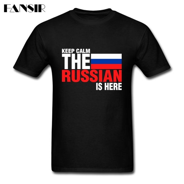 keep calm fear the russian is here men t shirts summer t shirt men man's short sleeve cotton custom over size brand clothing
keep calm fear the russian is here men t shirts summer t shirt men man's short sleeve cotton custom over size brand clothing