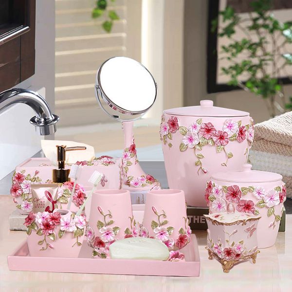 five-piece bathroom set european wash accessories set bathroom supplies kit wedding gift tray makeup mirror tissue
five-piece bathroom set european wash accessories set bathroom supplies kit wedding gift tray makeup mirror tissue