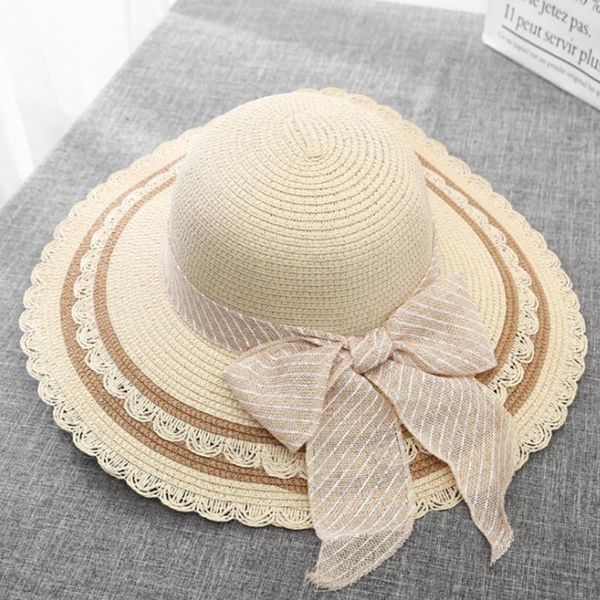 missky women summer sun hats wide edge simple solid color bowknot sunscreen outdoor straw hat female caps, Blue;gray
missky women summer sun hats wide edge simple solid color bowknot sunscreen outdoor straw hat female caps, Blue;gray