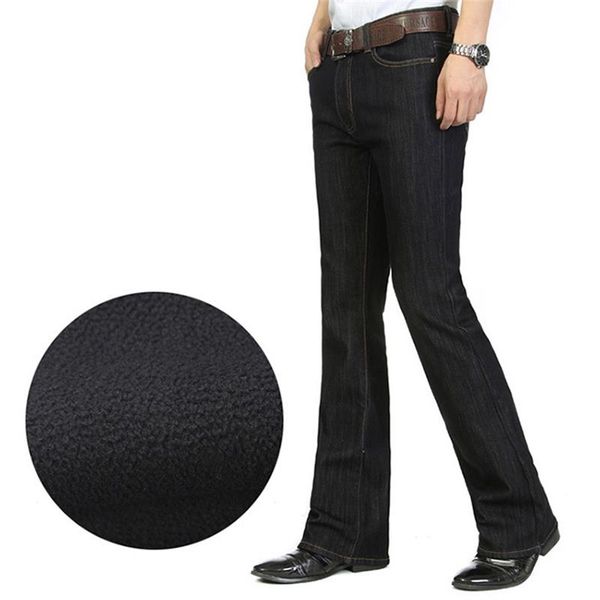 men's jeans 2021 warm winter smart casual bootcut fleece business flare pants plus size trousers, Blue
men's jeans 2021 warm winter smart casual bootcut fleece business flare pants plus size trousers, Blue