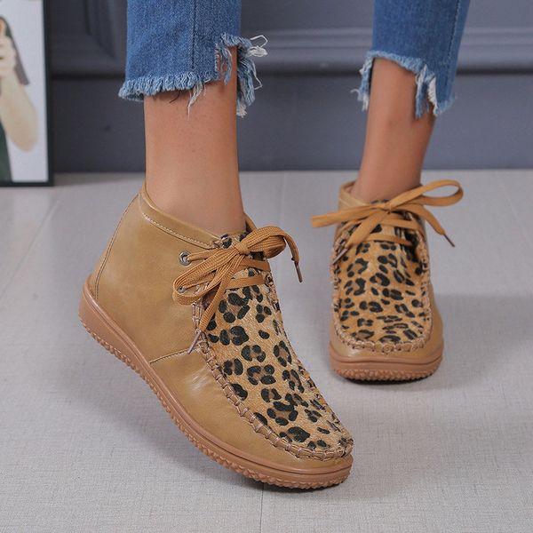 mcckle women leopard ankle boots female cross tied pu leather sewing shoes ladies non-slip lace up short boot casual comfort new, Black
mcckle women leopard ankle boots female cross tied pu leather sewing shoes ladies non-slip lace up short boot casual comfort new, Black