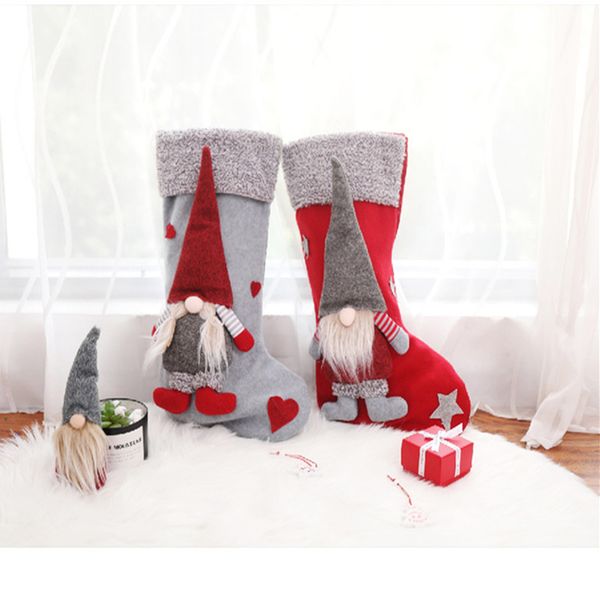 christmas decorations stocking pendant cloth ornaments gift bag santa claus red grey sock doll boots for home party xmas tree
christmas decorations stocking pendant cloth ornaments gift bag santa claus red grey sock doll boots for home party xmas tree
