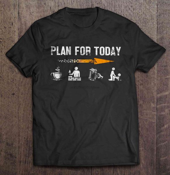 men funny t shirt fashion tshirt plan for today bricklayer plan version women t-shirt