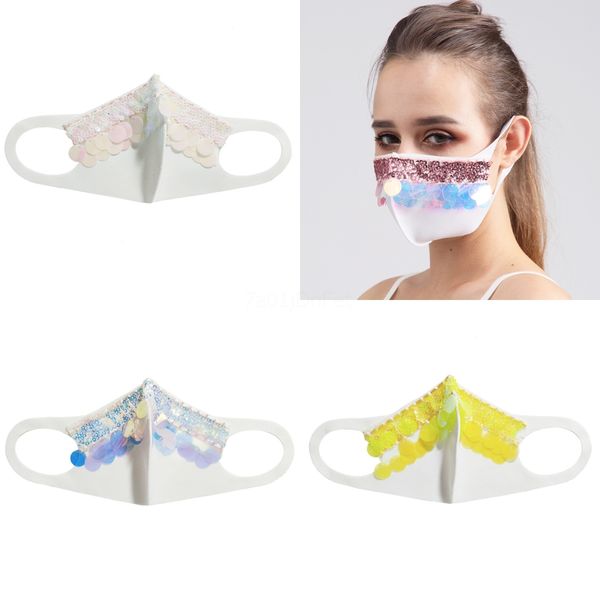 bling bling sequin mask outdoor suncreen anti dust breatable wasable mask facial mout#144#111, Black
bling bling sequin mask outdoor suncreen anti dust breatable wasable mask facial mout#144#111, Black