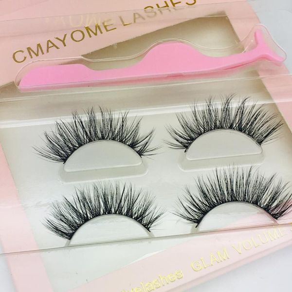 false eyelashes 2 pairs 3d mink hair soft comfortable mixed style with 1 tweezer wispy thick lashes extension makeup tools
false eyelashes 2 pairs 3d mink hair soft comfortable mixed style with 1 tweezer wispy thick lashes extension makeup tools