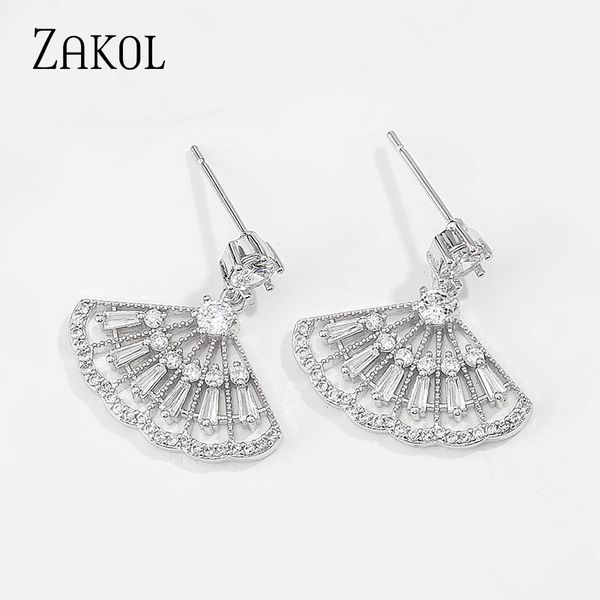 dangle & chandelier zakol 2021 novelty luxury women sector hollow design crystal earrings temperament wedding jewelry drop fsep2632, Silver
dangle & chandelier zakol 2021 novelty luxury women sector hollow design crystal earrings temperament wedding jewelry drop fsep2632, Silver