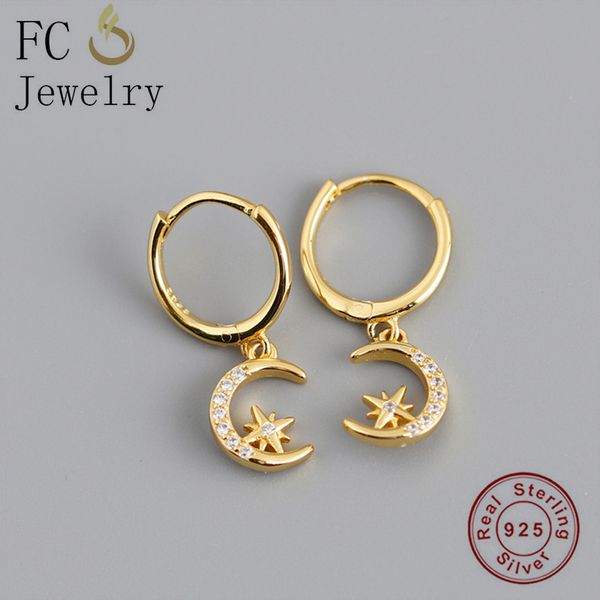 hoop & huggie fc jewelry 100% 925 sterling silver small gold color moon star zirconia earring for women ear piercing pendientes 2021, Golden;silver
hoop & huggie fc jewelry 100% 925 sterling silver small gold color moon star zirconia earring for women ear piercing pendientes 2021, Golden;silver