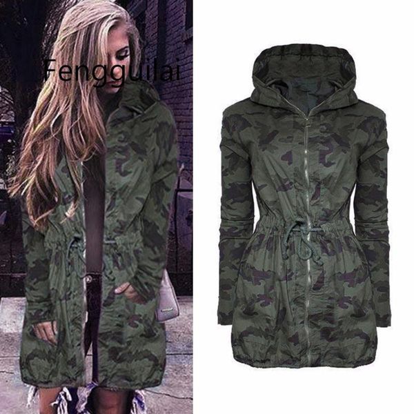 fall 2020 women camouflage long coat fashion drawstring zipper slim hooded jacket spring autumn long sleeve hip hop camo outwear, Black;brown
fall 2020 women camouflage long coat fashion drawstring zipper slim hooded jacket spring autumn long sleeve hip hop camo outwear, Black;brown