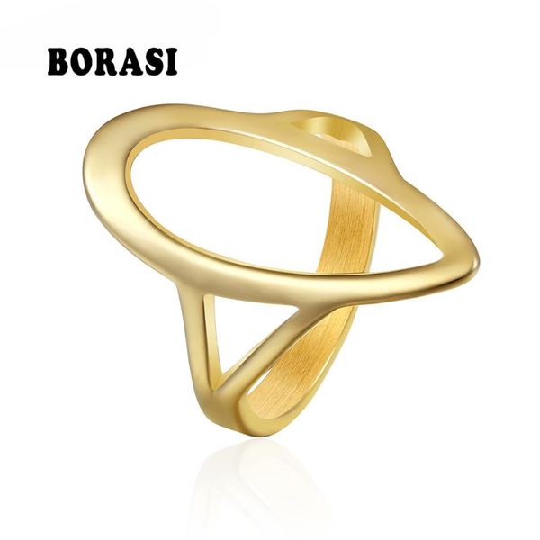 borasi gold-color wedding ring for women classic oval ring 316l stainless steel new party fashion jewelry valentine's gift, Golden;silver
borasi gold-color wedding ring for women classic oval ring 316l stainless steel new party fashion jewelry valentine's gift, Golden;silver
