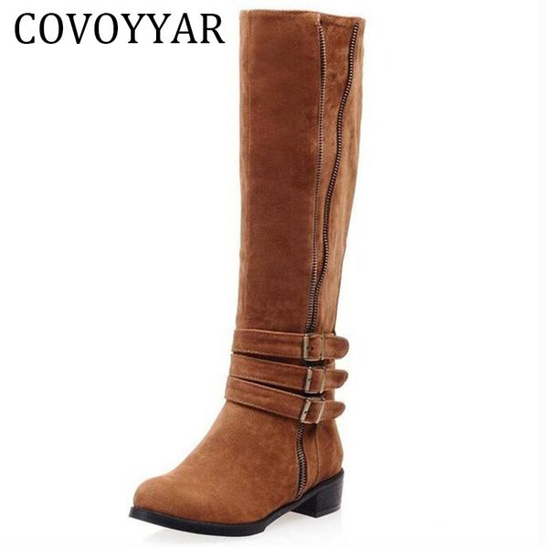 covoyya 2020 suede women knee high boots autumn winter zipper riding snow boots warm women shoes size 34-43 wbs215, Black
covoyya 2020 suede women knee high boots autumn winter zipper riding snow boots warm women shoes size 34-43 wbs215, Black