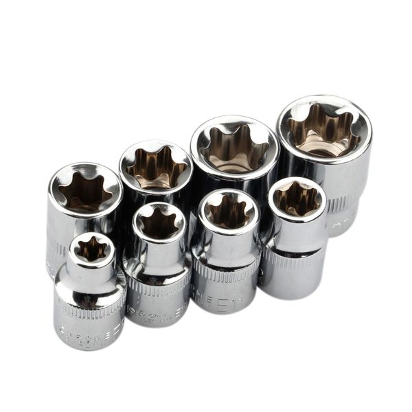 8pcs 3/8 inch torx star socket set e type e8 e10 e11 e12 e14 e16 e18 e20 hand repair tools
8pcs 3/8 inch torx star socket set e type e8 e10 e11 e12 e14 e16 e18 e20 hand repair tools