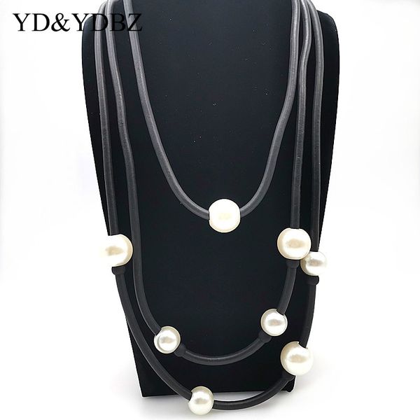 pendant necklaces pearl rubber rope chains for women fashion jewelry charms style ladies necklace party birthday gifts quality, Silver
pendant necklaces pearl rubber rope chains for women fashion jewelry charms style ladies necklace party birthday gifts quality, Silver