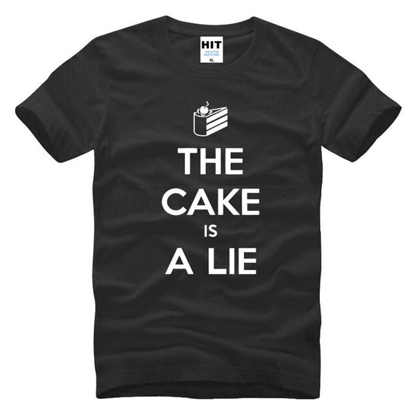 game the cake is a lie letter printed mens men t shirt t-shirt 2016 new short sleeve casual tshirt tee camisetas masculina
game the cake is a lie letter printed mens men t shirt t-shirt 2016 new short sleeve casual tshirt tee camisetas masculina