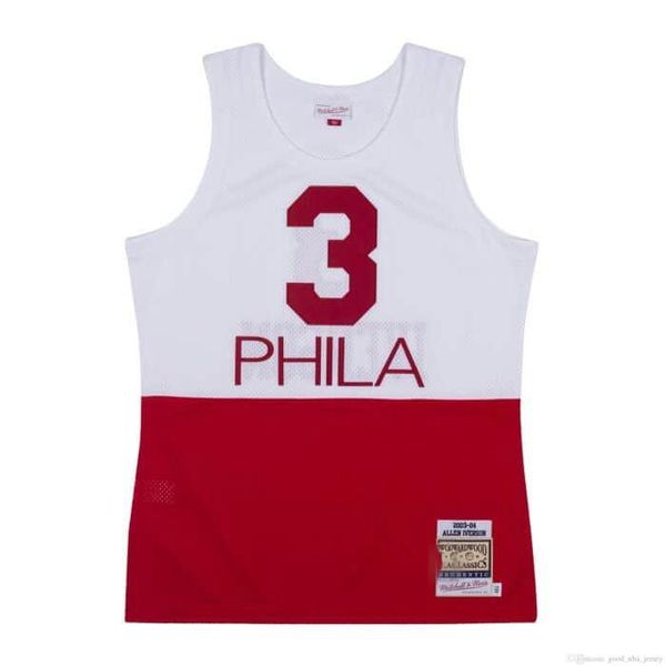 authentic jersey mitchell & ness philadelphia 76ers vintage 2003-04 allen iverson hardwoods classics, Black;red
authentic jersey mitchell & ness philadelphia 76ers vintage 2003-04 allen iverson hardwoods classics, Black;red