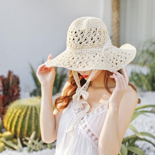 wide brim hats summer white sun for women straw hat leisure handmade holiday cap beach caps #es, Blue;gray
wide brim hats summer white sun for women straw hat leisure handmade holiday cap beach caps #es, Blue;gray