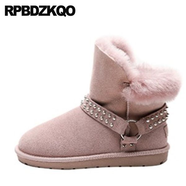 metal ladies 10 booties ankle plus size black studded rivet stud warm slip on pink women snow boots winter fur shoes big 34-43
metal ladies 10 booties ankle plus size black studded rivet stud warm slip on pink women snow boots winter fur shoes big 34-43