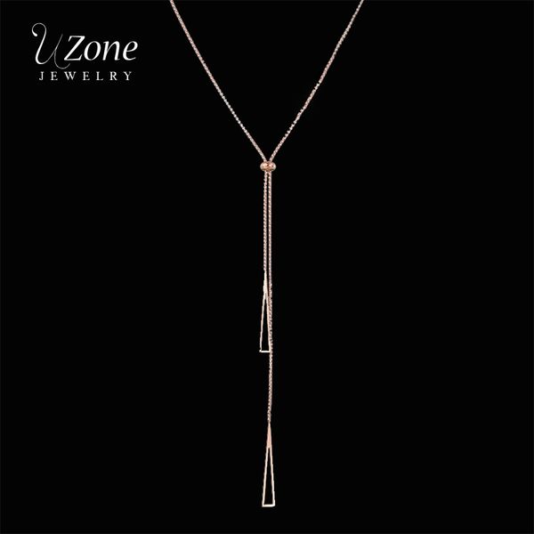 pendant necklaces uzone minimalistic stainless steel geometric triangle necklace rose gold adjustable chain collar for women, Silver
pendant necklaces uzone minimalistic stainless steel geometric triangle necklace rose gold adjustable chain collar for women, Silver