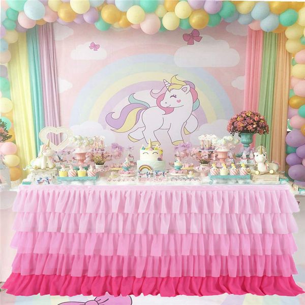table skirt 5 layer for home party tableware decoration tutu tulle colorful wedding baby shower
table skirt 5 layer for home party tableware decoration tutu tulle colorful wedding baby shower