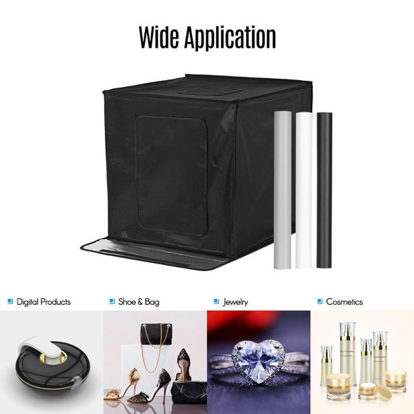 light stands & booms foldable po studio shooting tent kit box 24*24*24 inch 126pcs 5500k led lights 3 color backdrop table uk plug
light stands & booms foldable po studio shooting tent kit box 24*24*24 inch 126pcs 5500k led lights 3 color backdrop table uk plug