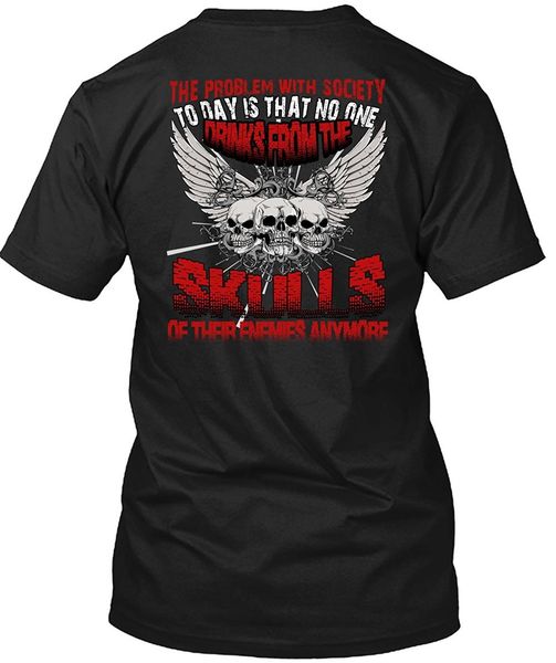 printed summer style tees male fitness brand clothingtee bon the problem with society t shirt, drinks from the skulls tshirt
printed summer style tees male fitness brand clothingtee bon the problem with society t shirt, drinks from the skulls tshirt