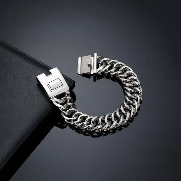 link, chain cool men motorcycle bracelet 22.4mm wide stainless steel hiphop hand charm biker male heavy wristband bracelets bb005, Black
link, chain cool men motorcycle bracelet 22.4mm wide stainless steel hiphop hand charm biker male heavy wristband bracelets bb005, Black