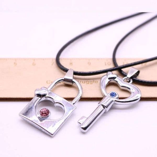 pendant necklaces vintage love heart key lock couple statement choker rhinestones for women bff friend bijoux, Silver
pendant necklaces vintage love heart key lock couple statement choker rhinestones for women bff friend bijoux, Silver