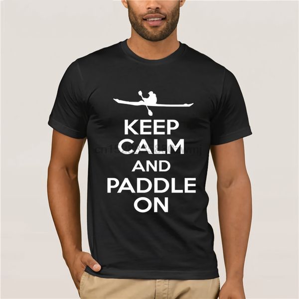 keep calm and paddle on shirt