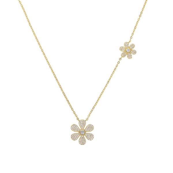 chains 2021 delicate dantiy cz paved flower lariat pendant necklaces for women y style long chain layering jewelry wedding gift, Silver
chains 2021 delicate dantiy cz paved flower lariat pendant necklaces for women y style long chain layering jewelry wedding gift, Silver