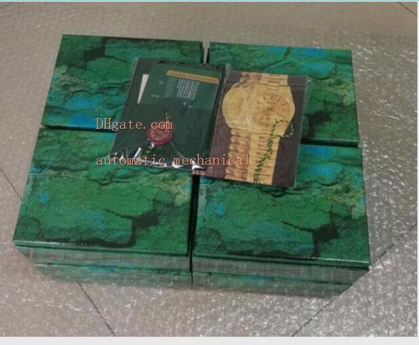 luxury green original watch box booklet card boxes handbag for 116660 116610 116710 man woman watches box, Black;blue
luxury green original watch box booklet card boxes handbag for 116660 116610 116710 man woman watches box, Black;blue