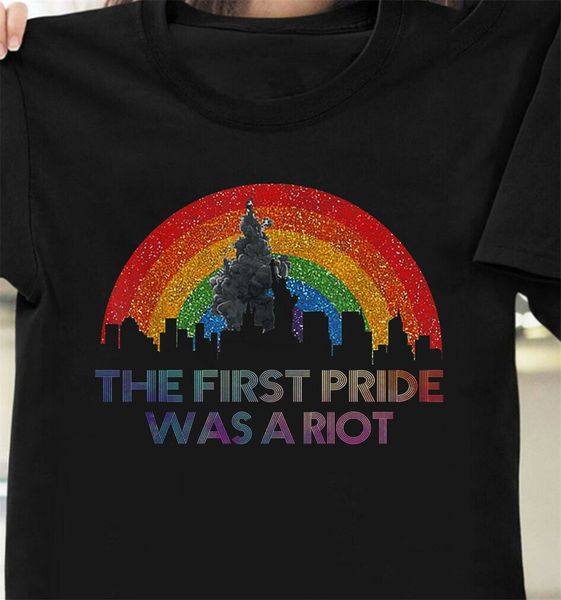 lgbt the first pride was a riot t shirt black size s-3xl fashion tee shirt
lgbt the first pride was a riot t shirt black size s-3xl fashion tee shirt